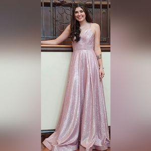 Pink formal dress
